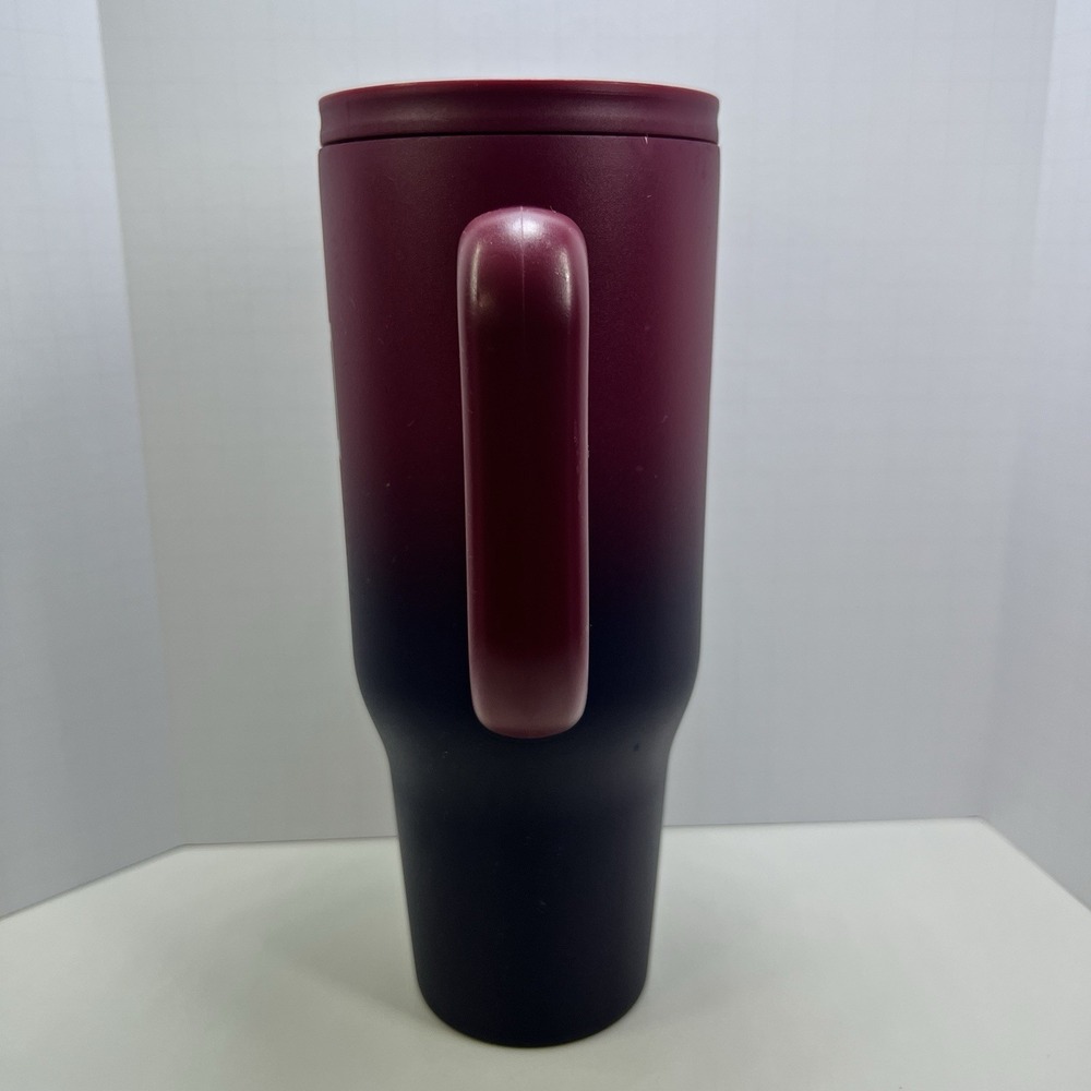 Iron Flask 40oz Vacuum Insulated Water Tumbler Mug Handle Red Blue Gradient - Picture 3 of 12